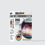 H4 Ampul Standart Işık Tırnaklı P43T 12V 100/90W 22145